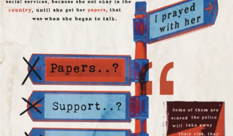 image of a signpost, showing directions to support, papers, services