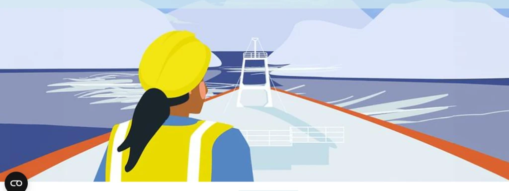 Girl on a expedition vessel