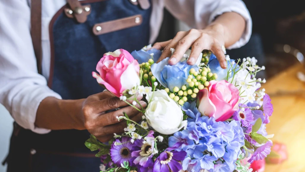 Flower arranging
